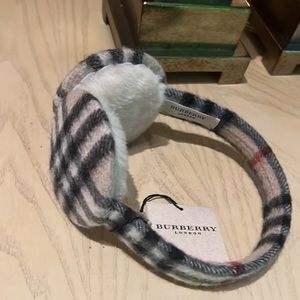 Burberry Tan Cashmere Ear Muffs